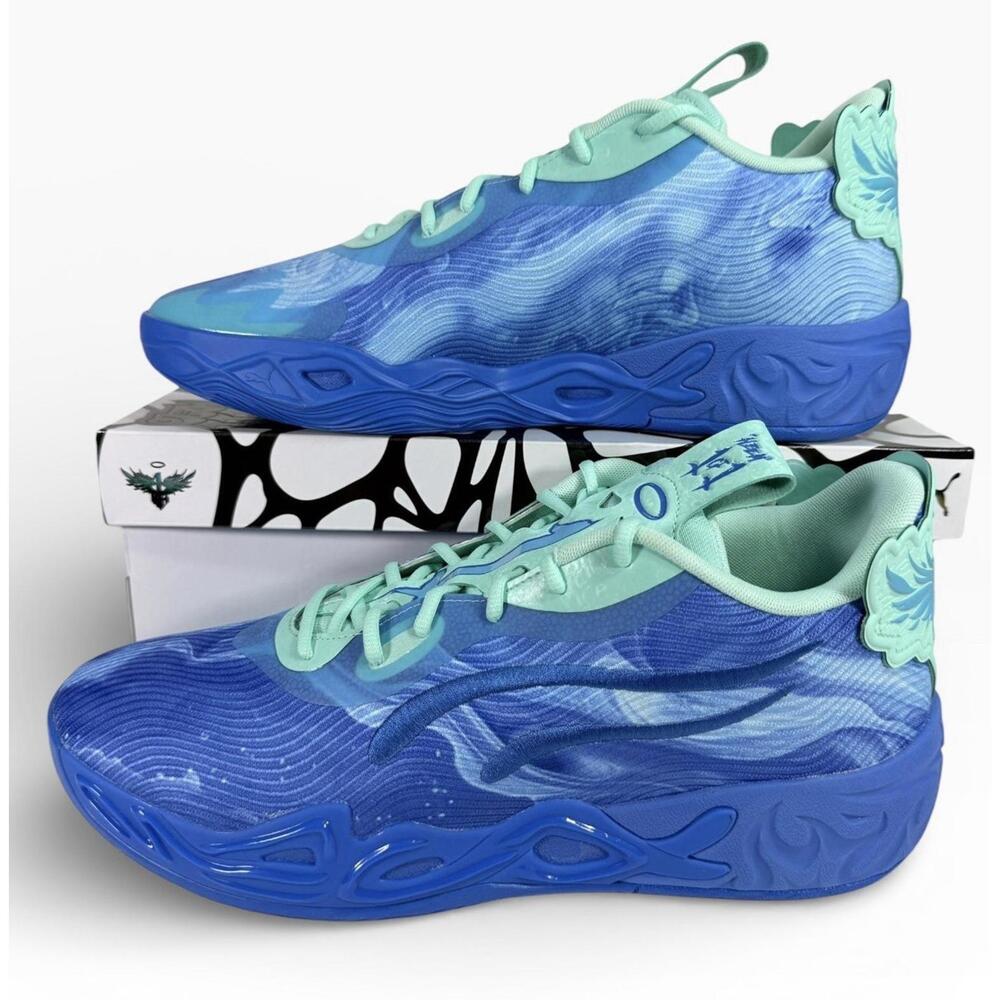 PUMA LaMelo Ball MB.04 Lo Team Basketball Shoes ULTRA BLUE 312174 02 Size 14